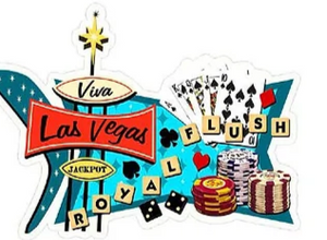 Viva Las Vegas Metal Sign