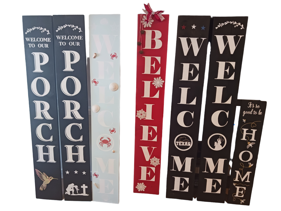 Wooden Porch Signs