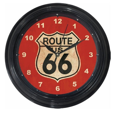 Route 66 LED Clock